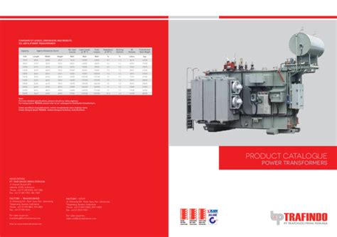 Connections for Distribution and Power Transformers. . Power transformer catalogue pdf